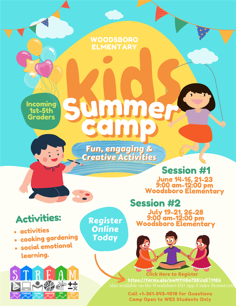  STREAM Summer Camps